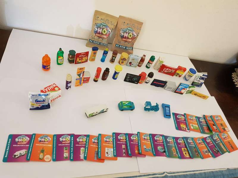 COLLECTION OF 38 CHECKERS LITTLE SHOP MINI GROCERIES, THE LATEST EDITION ISSUED IN DECEMBER 2024.