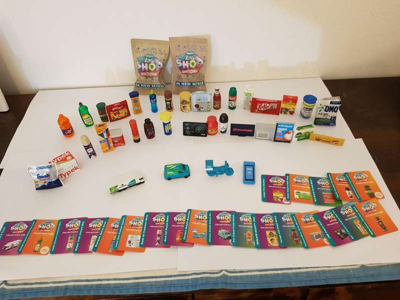 COLLECTION OF 38 CHECKERS LITTLE SHOP MINI GROCERIES, THE LATEST EDITION ISSUED IN DECEMBER 2024.