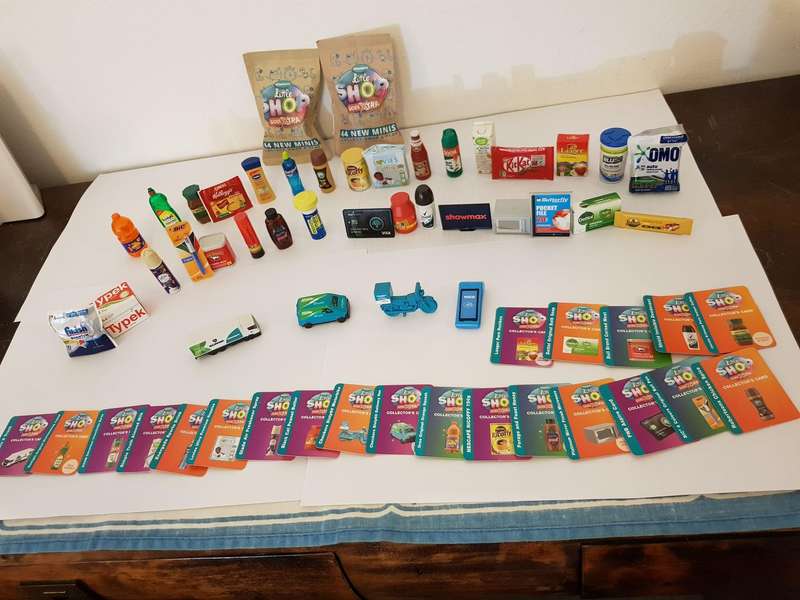 COLLECTION OF 38 CHECKERS LITTLE SHOP MINI GROCERIES, THE LATEST EDITION ISSUED IN DECEMBER 2024.