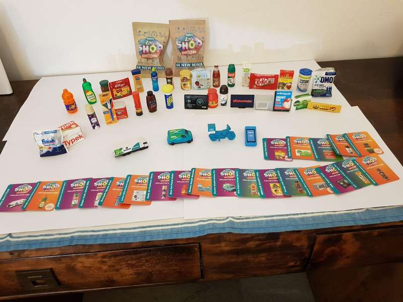 COLLECTION OF 38 CHECKERS LITTLE SHOP MINI GROCERIES, THE LATEST EDITION ISSUED IN DECEMBER 2024.