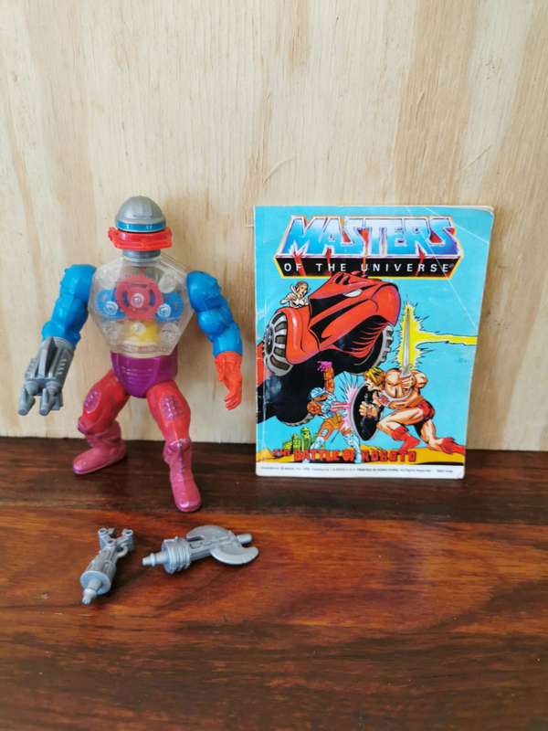 ORIGINAL 1981 ROBOTO ACTION FIGURE THE TEAM OF THE MASTERS OF THE UNIVERSE - MOTU - MATTEL.
