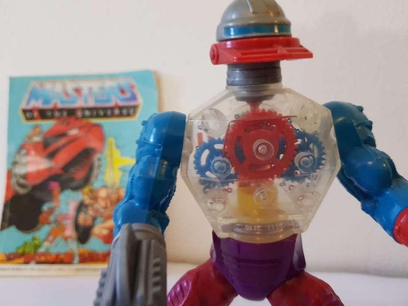 ORIGINAL 1981 ROBOTO ACTION FIGURE FROM THE MASTERS OF THE UNIVERSE - MOTU - MATTEL.