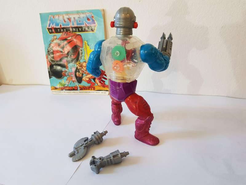 ORIGINAL 1981 ROBOTO ACTION FIGURE FROM THE MASTERS OF THE UNIVERSE - MOTU - MATTEL.
