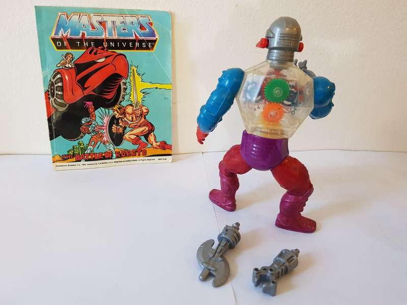 ORIGINAL 1981 ROBOTO ACTION FIGURE FROM THE MASTERS OF THE UNIVERSE - MOTU - MATTEL.