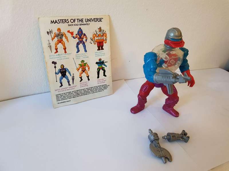 ORIGINAL 1981 ROBOTO ACTION FIGURE FROM THE MASTERS OF THE UNIVERSE - MOTU - MATTEL.