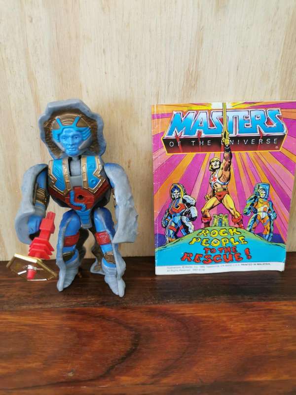 VINTAGE STONEDAR FROM 1986, ORIGINAL ACTION FIGURE FROM THE MASTERS OF THE UNIVERSE - MOTO -MATTEL.