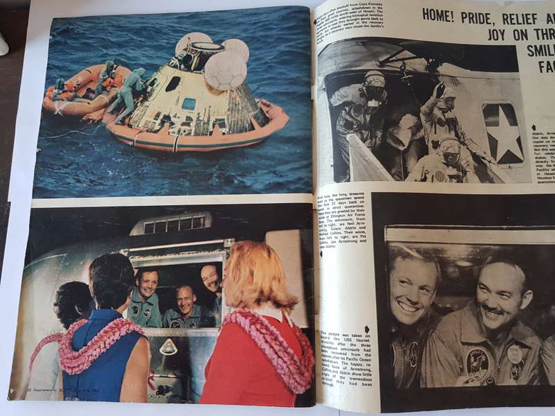 SCOPE MAGAZINE OF AUGUST 1969 - MOON LANDING.
