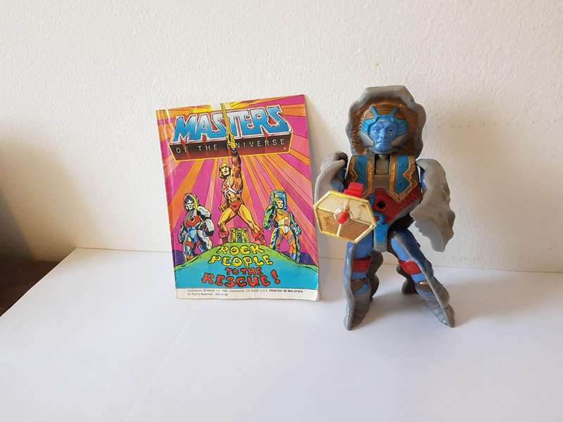 VINTAGE STONEDAR FROM 1986, ORIGINAL ACTION FIGURE FROM THE MASTERS OF THE UNIVERSE - MOTO -MATTEL.
