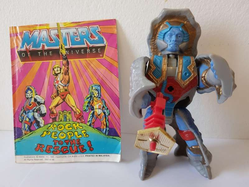 VINTAGE STONEDAR FROM 1986, ORIGINAL ACTION FIGURE FROM THE MASTERS OF THE UNIVERSE - MOTO -MATTEL.