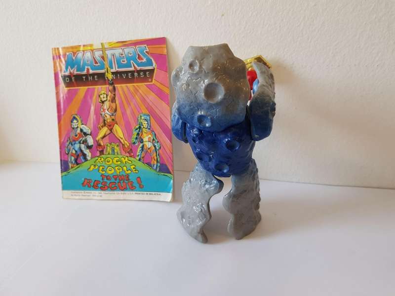 VINTAGE STONEDAR FROM 1986, ORIGINAL ACTION FIGURE FROM THE MASTERS OF THE UNIVERSE - MOTO -MATTEL.