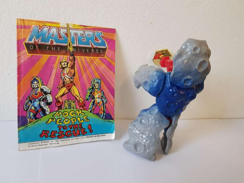 VINTAGE STONEDAR FROM 1986, ORIGINAL ACTION FIGURE FROM THE MASTERS OF THE UNIVERSE - MOTO -MATTEL.