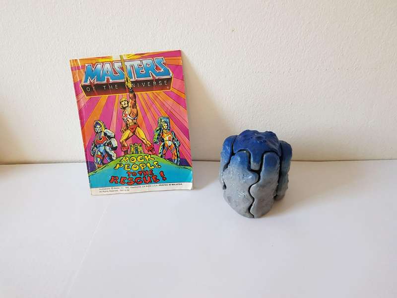 VINTAGE STONEDAR FROM 1986, ORIGINAL ACTION FIGURE FROM THE MASTERS OF THE UNIVERSE - MOTO -MATTEL.
