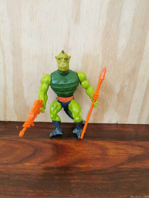 WHIPLASH ORIGINAL ACTION FIGURE FROM 1981 & MEMBER OF THE EVIL SKELETOR'S TEAM - MOTU - MATTEL.