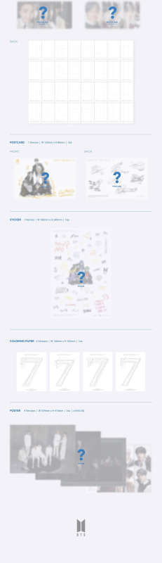 BTS - 4th Album - Map of The Soul: 7 (version 2 / black swan)