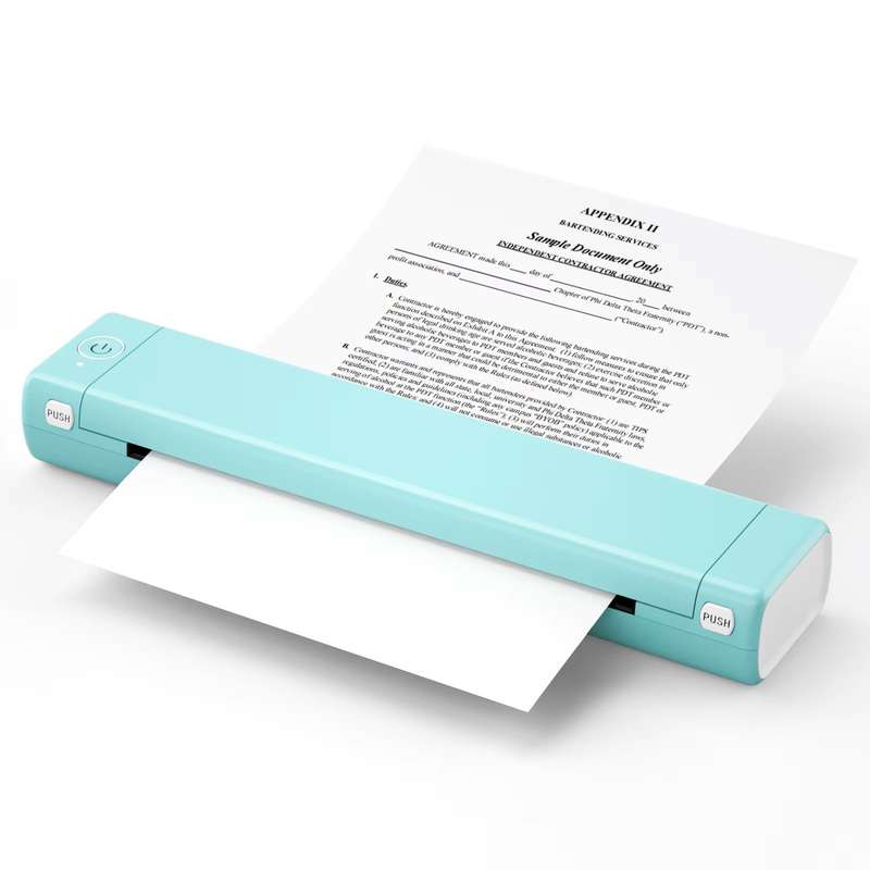 Phomemo M08F Portable Thermal / Tattoo Stencil Printer - Green