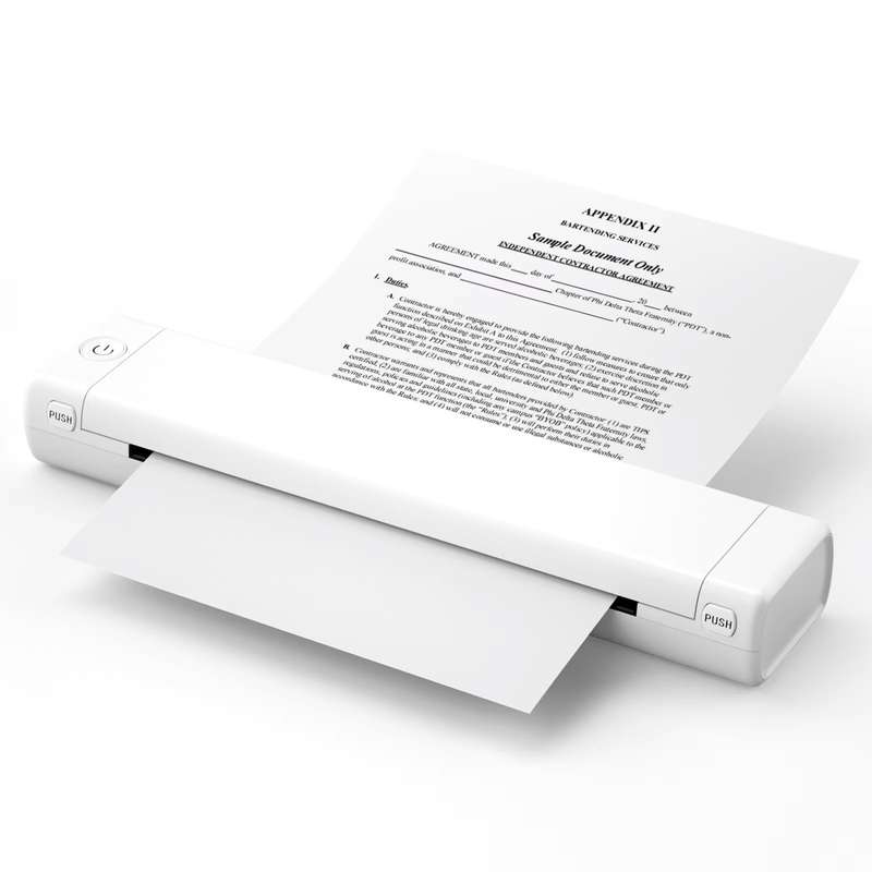Phomemo M08F Portable Thermal / Tattoo Stencil Printer - White