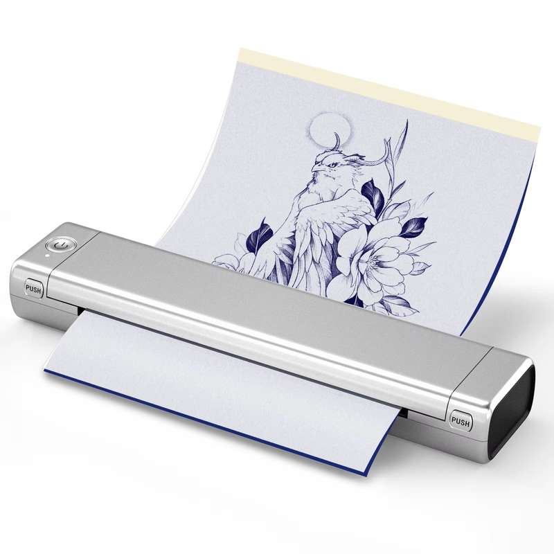 Phomemo M08F Portable Thermal / Tattoo Stencil Printer - Silver