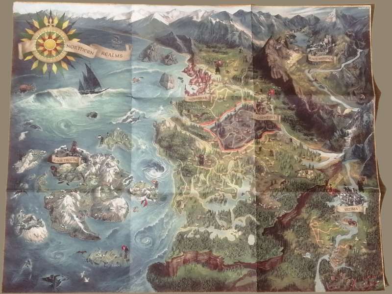 The Witcher 3 PS4 (With full in-game map)