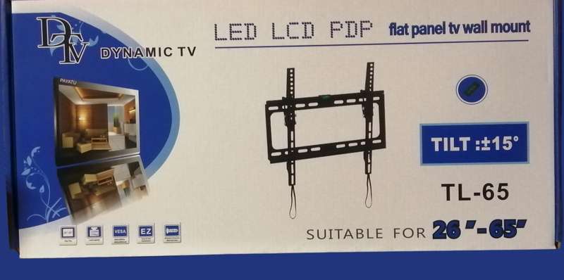 TV Stand TV Wall Mount Bracket Tilt Low Profile for Most 26-65 Inch Flat Screen LED TVs for Bedroom