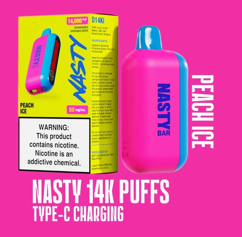 Nasty D14Ki Peach Ice Vape