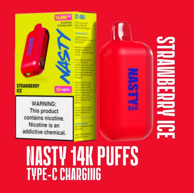 Nasty D14Ki Strawberry Ice Vape
