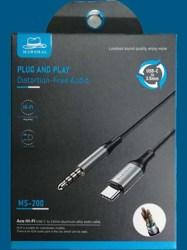 USB-C to 3.5mm aux