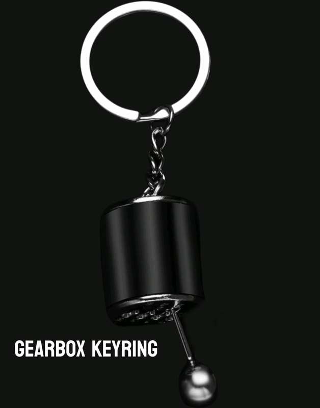 Gearbox Keyring  Functional Mini Shifter with 6 Gears + Reverse