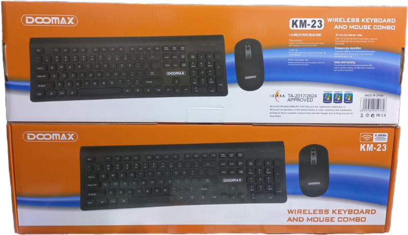 Wireless keyboard and mouse combo
