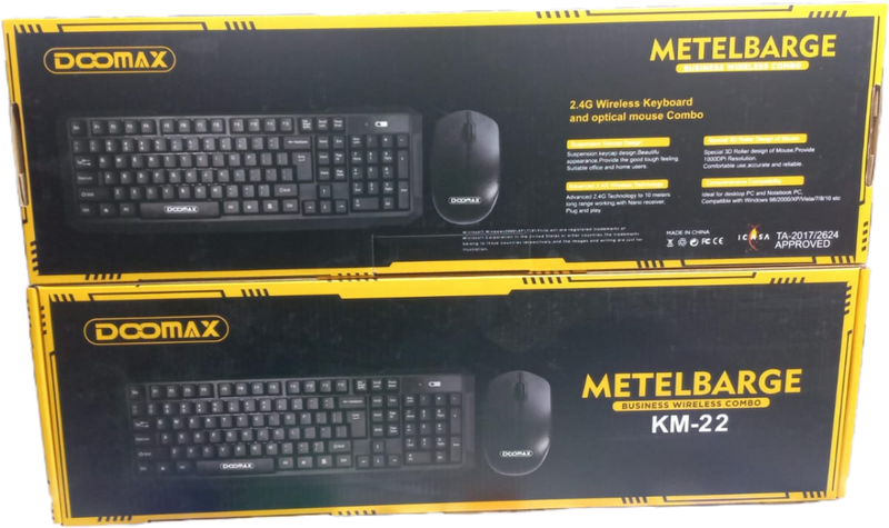 Wireless keyboard and mouse combo
