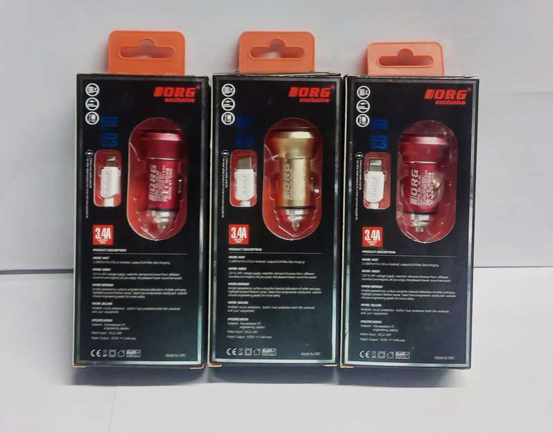 ORG 3.4A iPhone charger