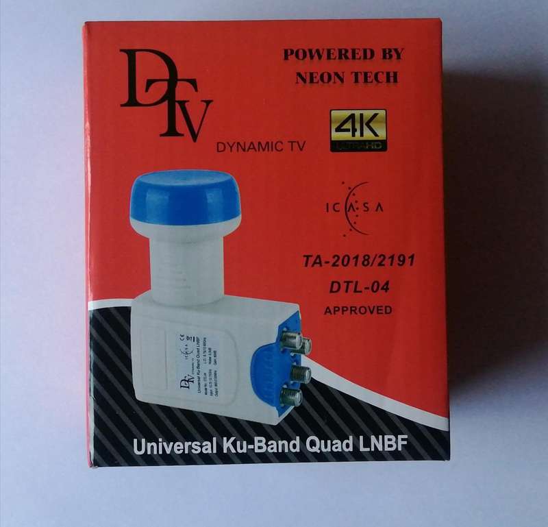 DTV UNIVERSAL KU BAND QUAD LNB DTL-04
