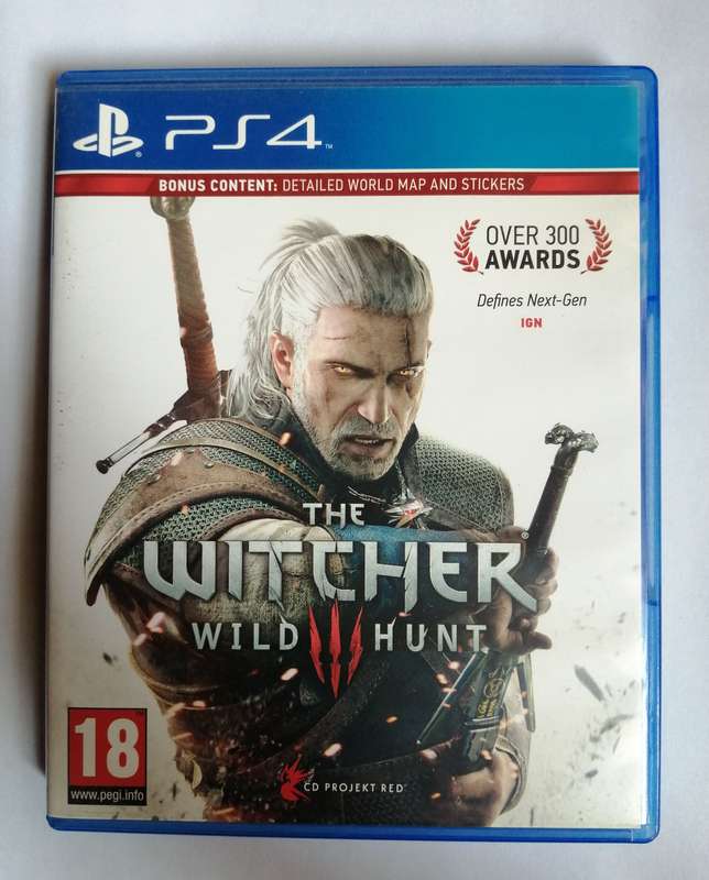 The Witcher 3 PS4 (With full in-game map)