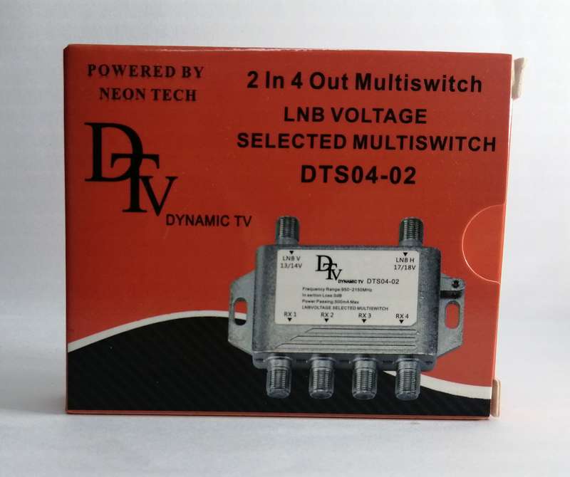 DSTV Multiswitch 2 in 4 out