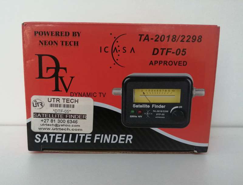 Satellite finder with led indicator