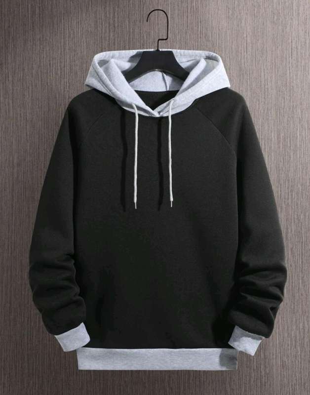 Stylish Black & Grey Hoodie