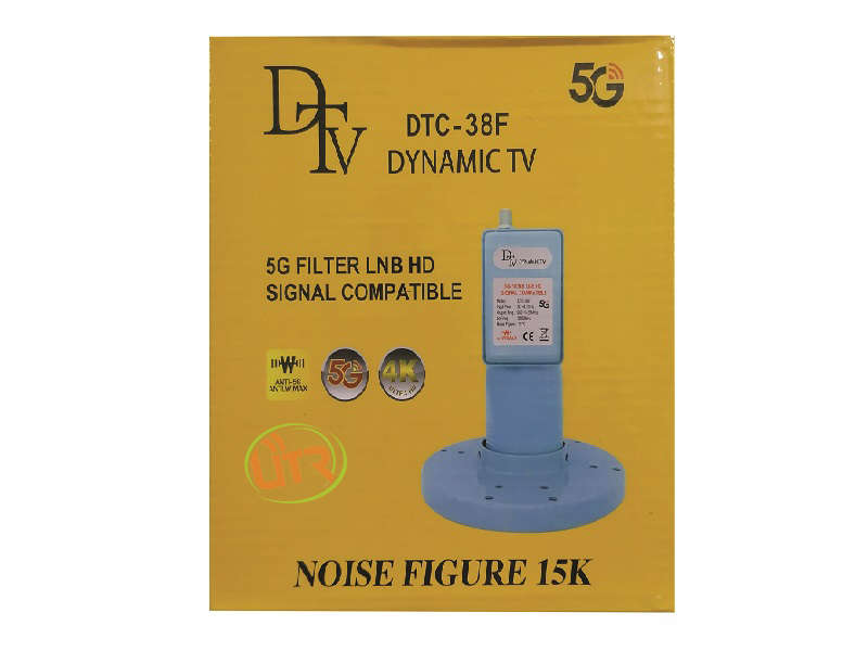 DTV 5G filter c band single  lnb dtc-38F