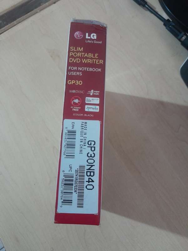 LG Slim Portable External DVD Writer, Still New