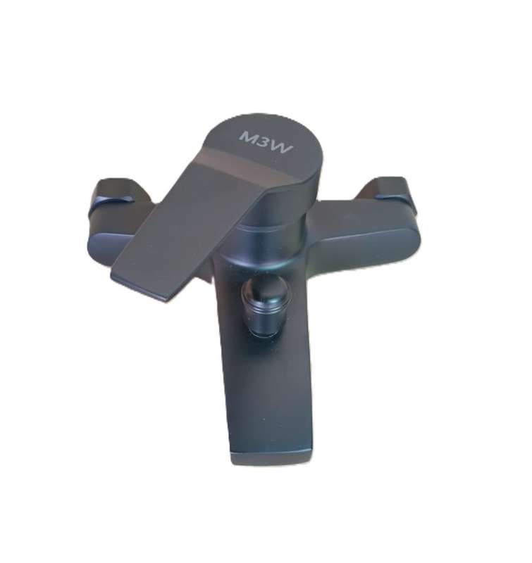 Bath Mixer Wall Mount Matt Black M3W Series by Creative Combos