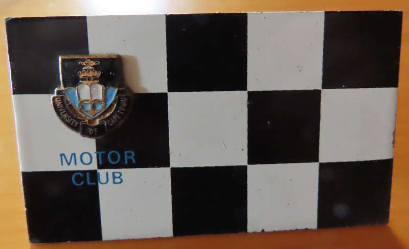South Africa - University of Cape Town Motor Club badge