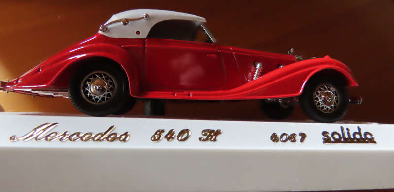 Sollido - Mercedes 540 SL  - Never Played with under Plastic