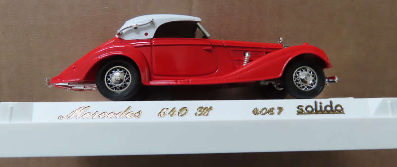 Sollido - Mercedes 540 SL  - Never Played with under Plastic
