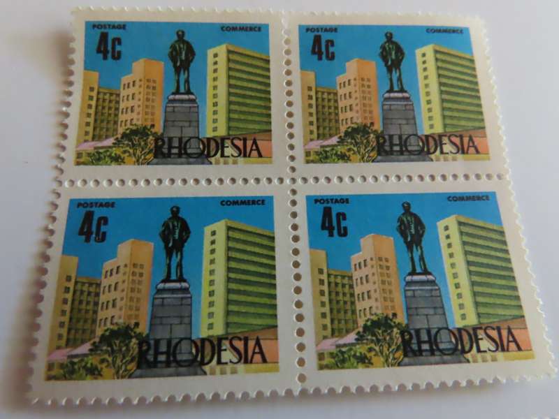 Rhodesia - 1 January 1973 Additional Values in Blocks of 4 MNH