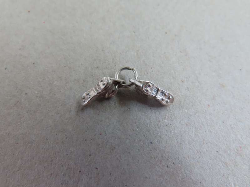 Jewellery - .925 Silver Charm - Pair of Boots