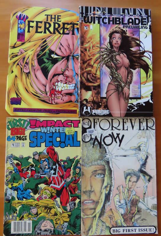 Comics - 4 different # 1