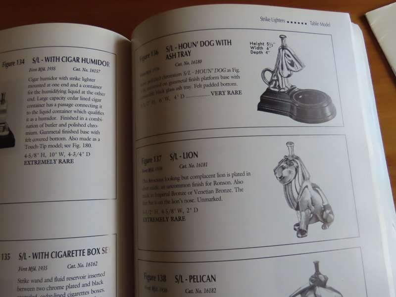 Ronson the World's Greatest Lighter - 1913-1966 - Urban  K Cummings -Book and outdated prices