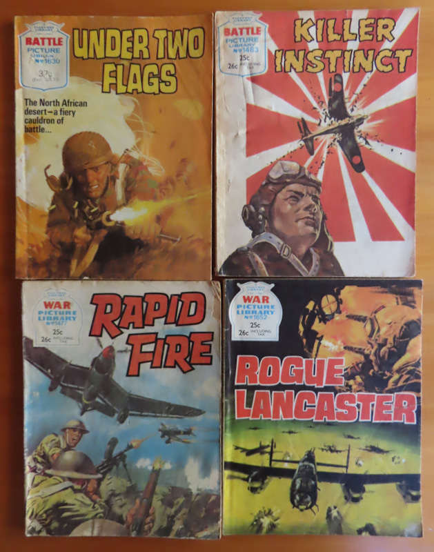 War Picture Library - Vintage Small Black and White War Comics # 6
