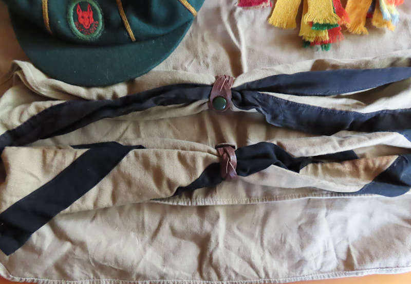 Boy Scouts - Job lot of Vintage items including Shirt, 2 Belts, Cap, Scarves and others