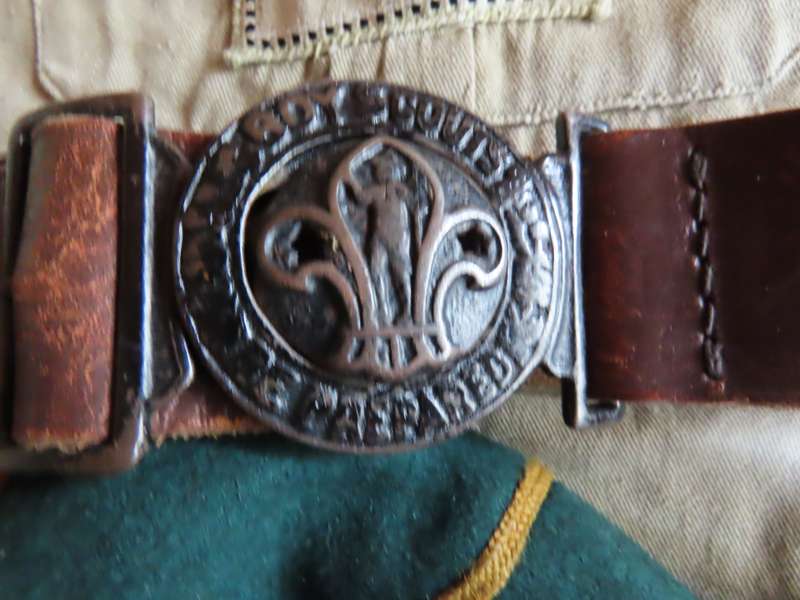 Boy Scouts - Job lot of Vintage items including Shirt, 2 Belts, Cap, Scarves and others