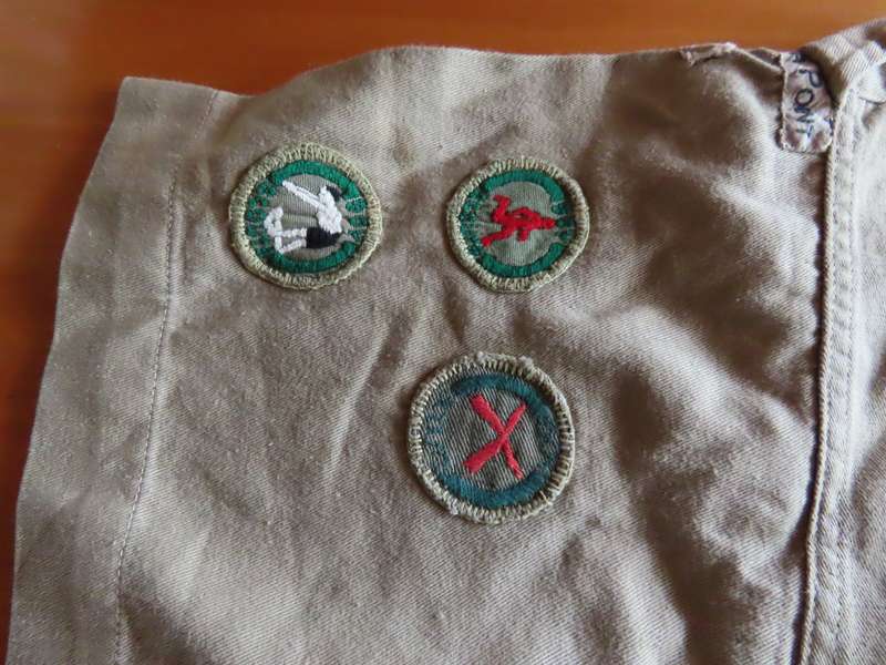 Boy Scouts - Job lot of Vintage items including Shirt, 2 Belts, Cap, Scarves and others