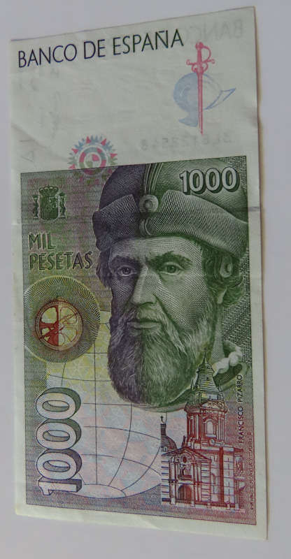 Spain - Banco De Espana - 1000 Peseta - EF to A/UNC